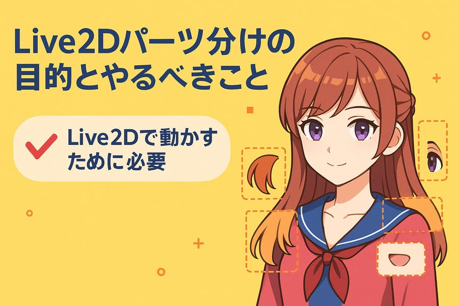 Live2Dパーツ分けの目的とやるべきこと
